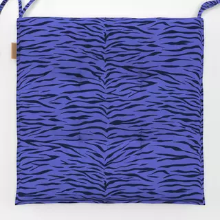 Sitzkissen Tiger Pattern blue