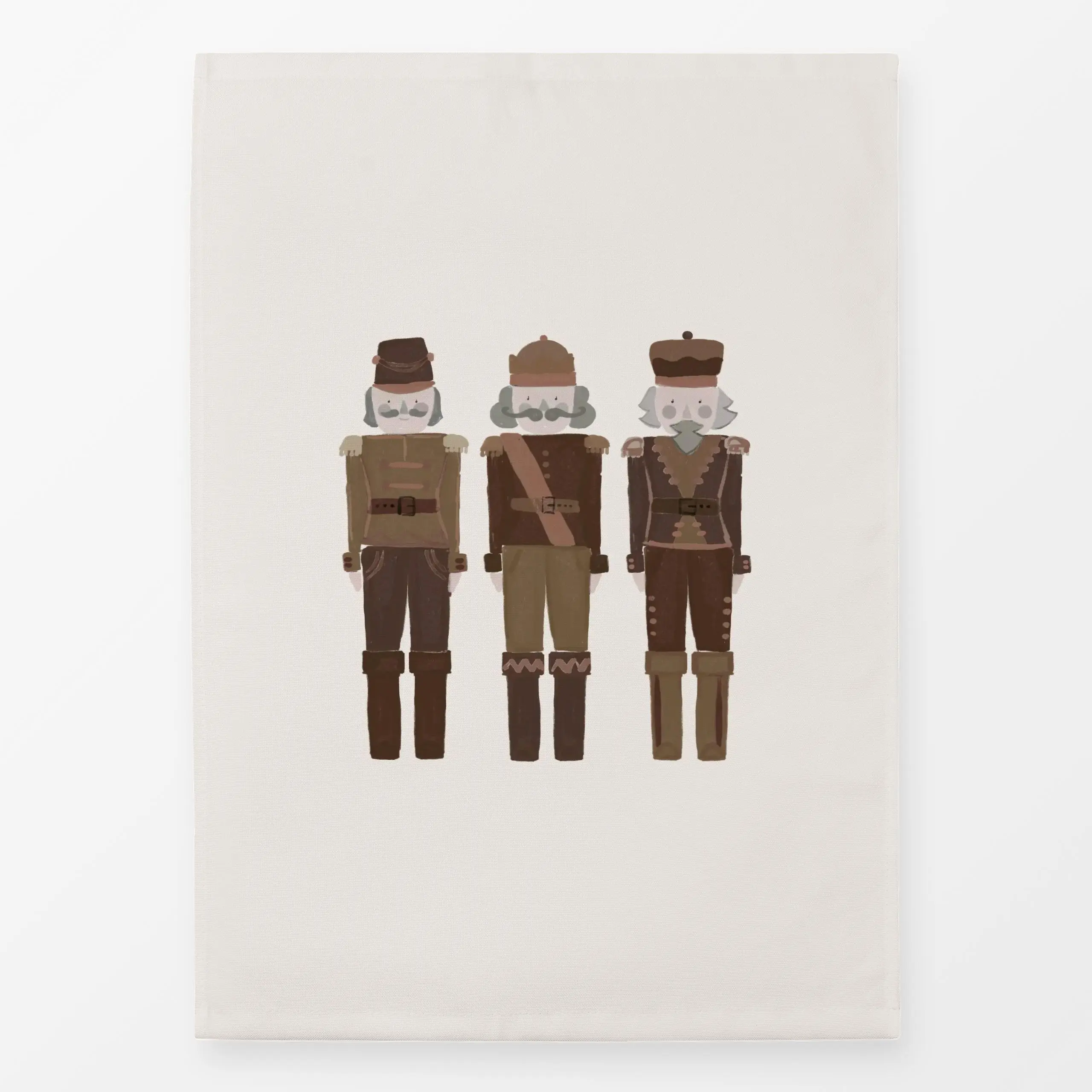 Geschirrtücher Nussknacker braun - Weihnachten - von „Kruth Design"; Nussknacker, Weihnachten, trend, weihnachtlich, Weihnac...