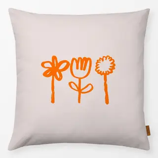 Kissen Blumen Trio