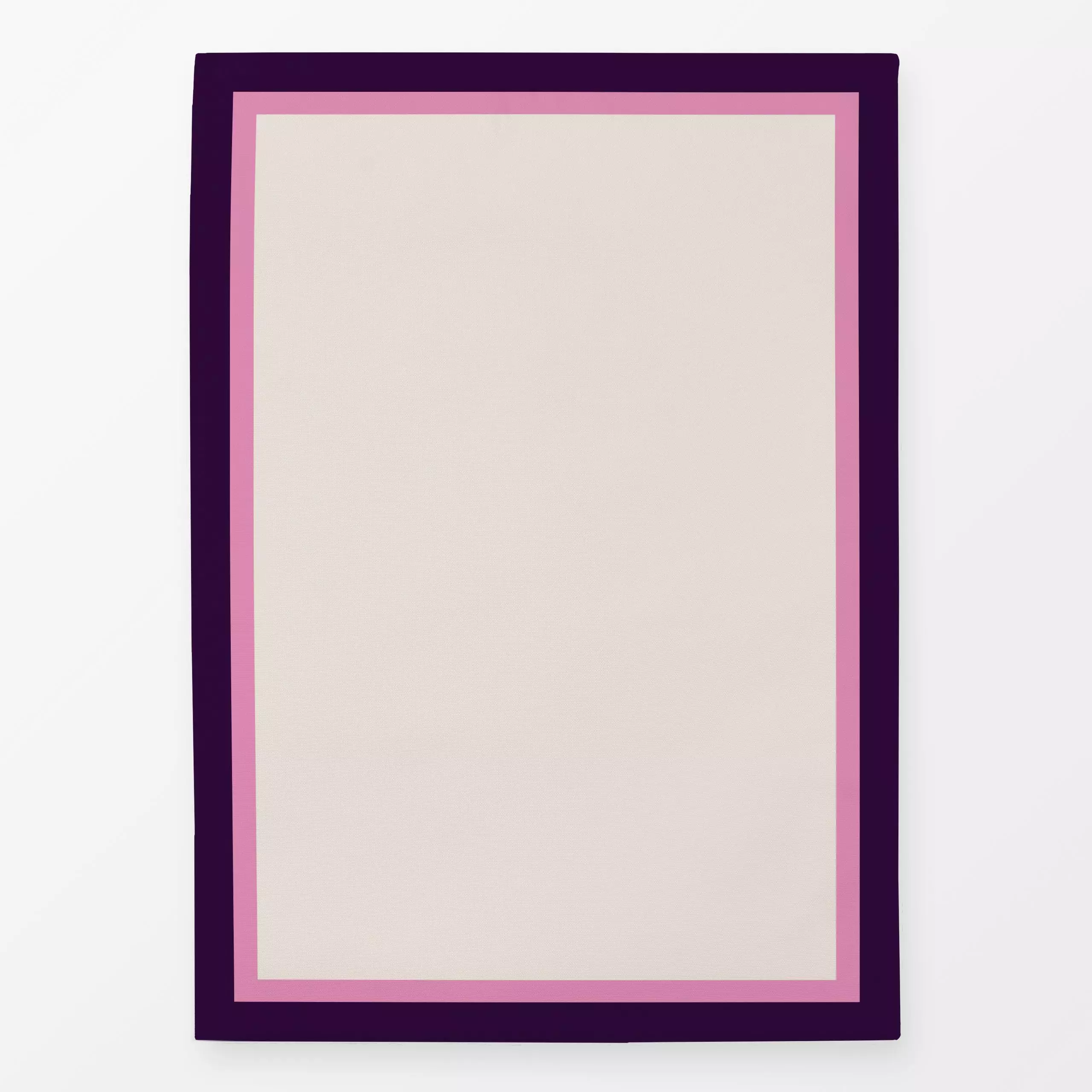 Geschirrtücher Rahmen Lila Pink - Symbole & Muster - von „Sophie Augustin Illustration"; grafisch, colorblocking, Esstisch, ...