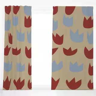 Dekovorhang Tulpen