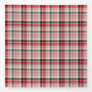 Tischdecke Xmas - Plaid rot-grün