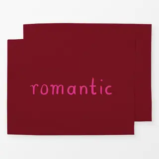 Tischset Love Romantic