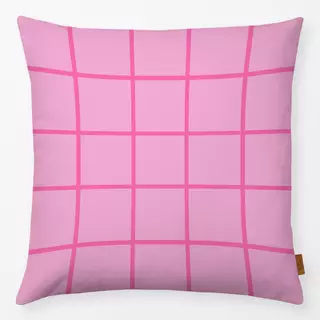 Kissen Pink & Rosa Grid