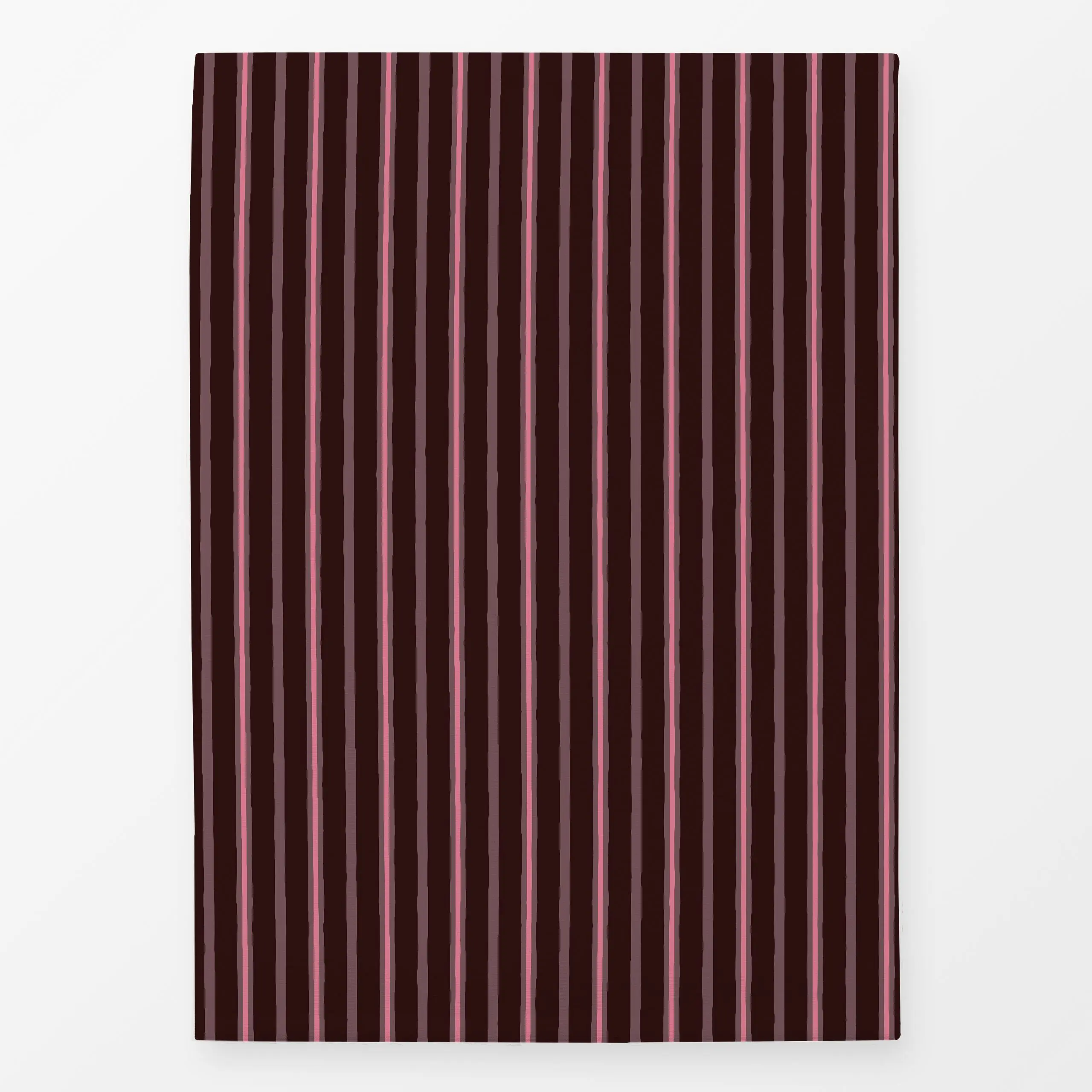 Geschirrtücher Autumn Berries elegant stripes - Herbst, Symbole & Muster - von „Carolin Vonhoff"; Streifen, rosa, pink, Herb...