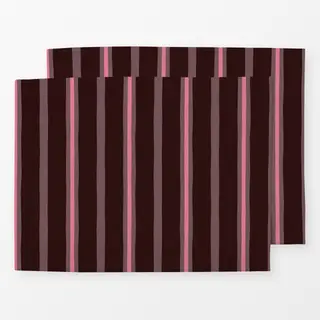 Tischset Autumn Berries elegant stripes