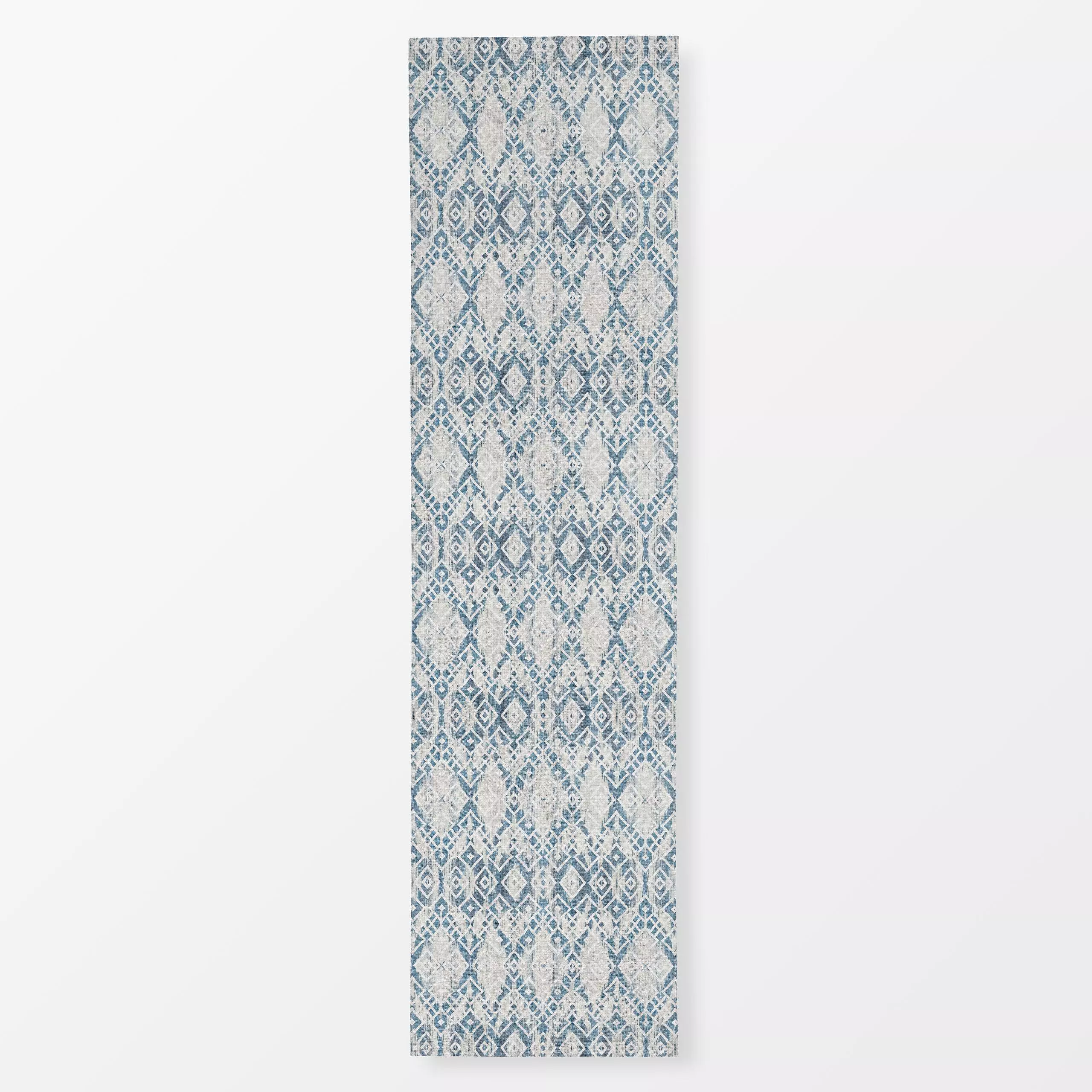 Tischläufer Ibiza Geometrie Muster 1 - Herbst, Symbole & Muster - von „Bloomery Decor"; Muster, Blaugrau, Geometrisch, Geome...