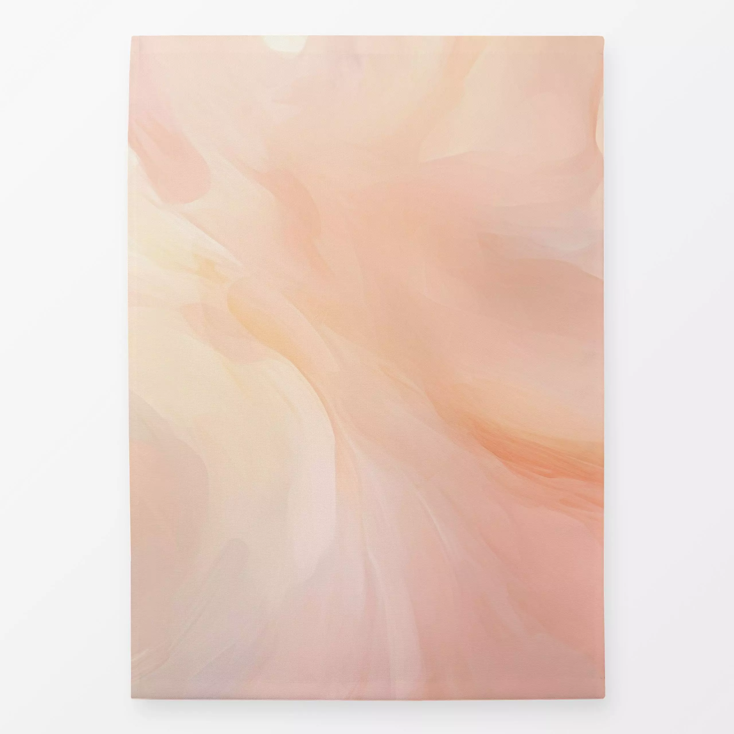Geschirrtücher Abstract Color Study Peach III - Symbole & Muster - von „Andrea Haase"; Sommer, abstract, warm, Malerei, peac...