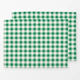 Tischset Picnic Karo Grün Klein