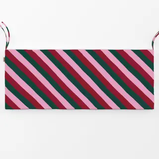 Bankauflage Diagonale Streifen