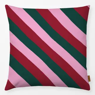 Kissen Diagonale Streifen