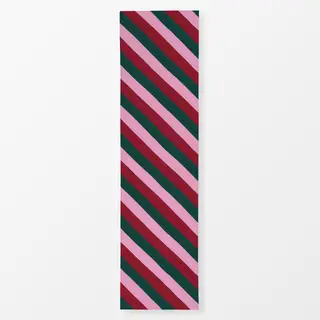 Tischläufer Diagonale Streifen