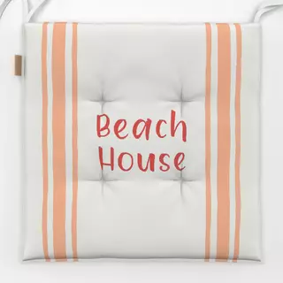 Sitzkissen Beach House coral