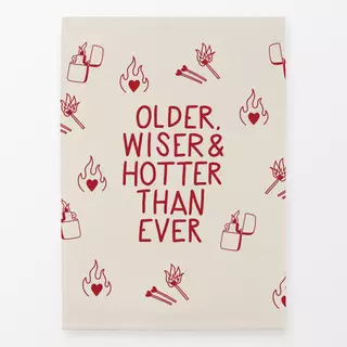 Geschirrtücher Older Wiser & Hotter Muster