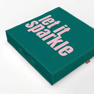 Bodenkissen let it sparkle