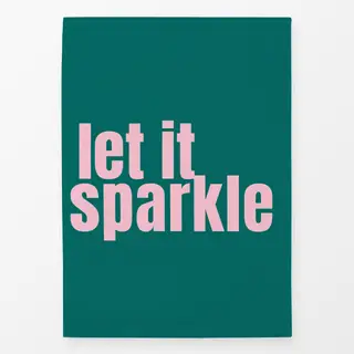 Geschirrtücher let it sparkle