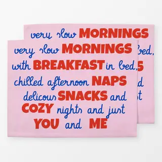 Tischset Very Slow Mornings