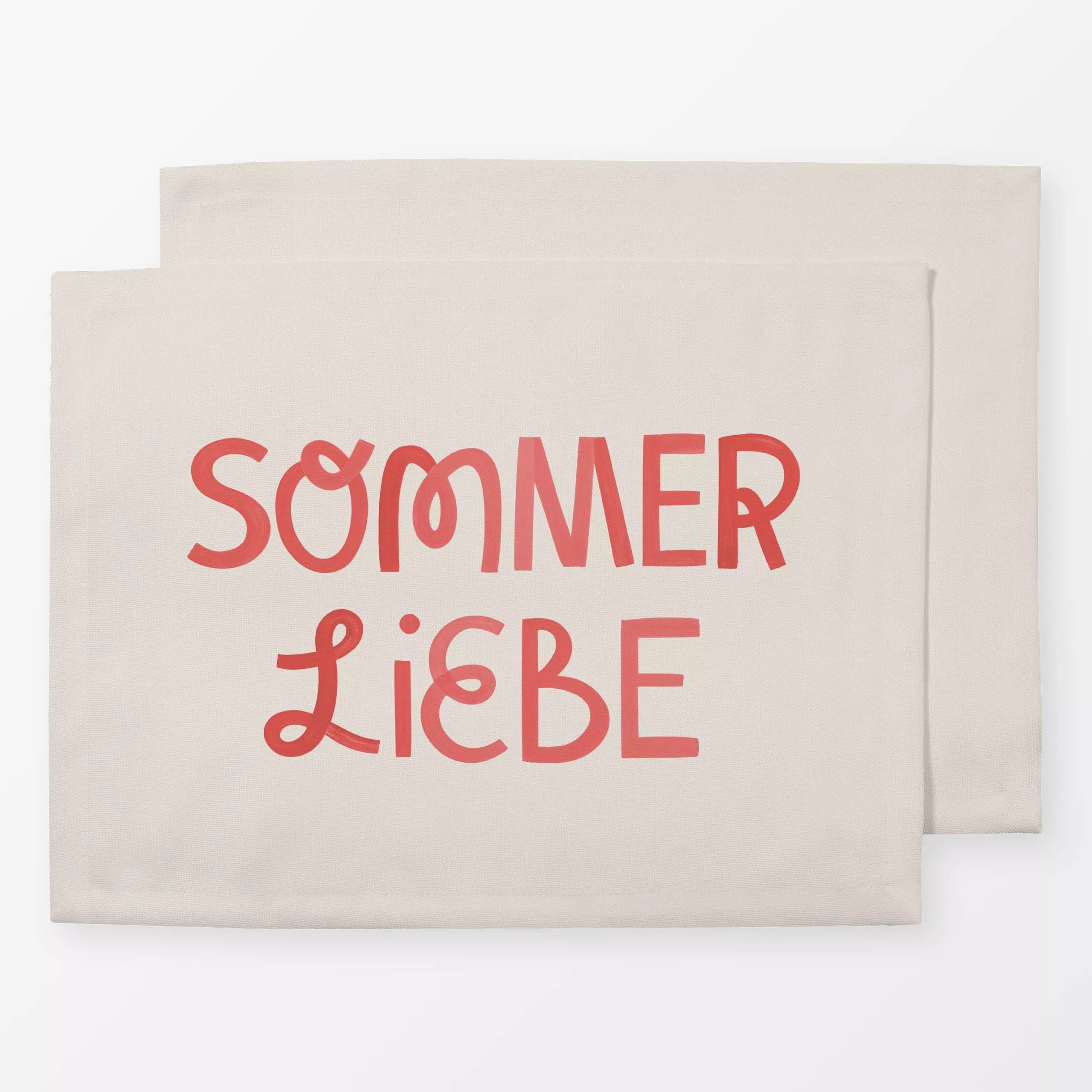 Tischset Sommerliebe, Spruch, Sommer, von Studio Kesse