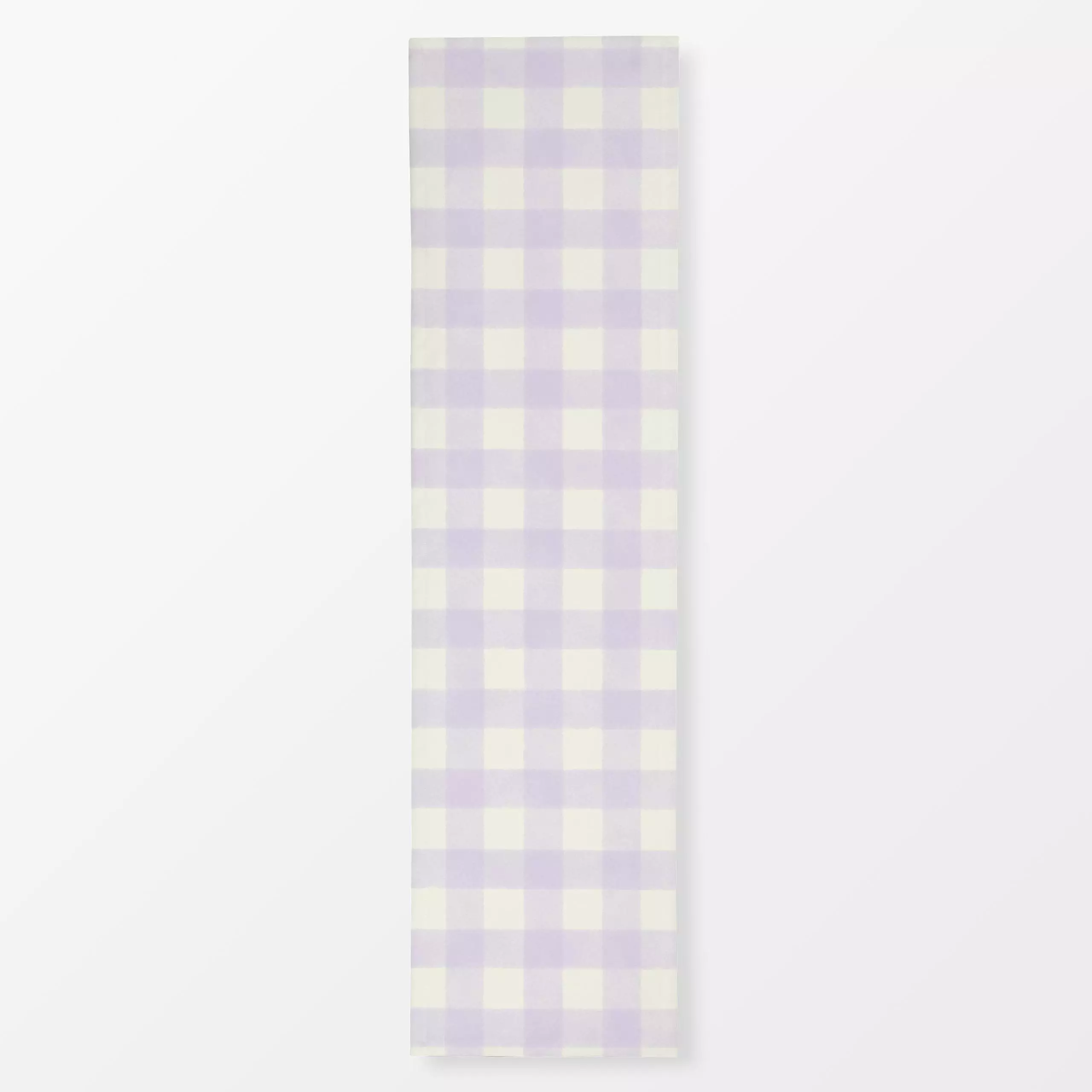 Tischläufer Vichy Karo Lila Creme - Frühling, Kinderzimmer & Motive für Kinder, Symbole & Muster - von „Monika Strigel"; cre...
