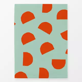 Geschirrtuch Bright Christmas red + mint