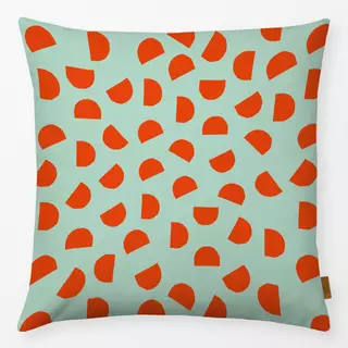 Kissen Bright Christmas red + mint