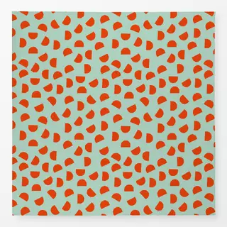 Tischdecke Bright Christmas red + mint