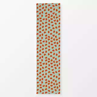 Tischläufer Bright Christmas red + mint