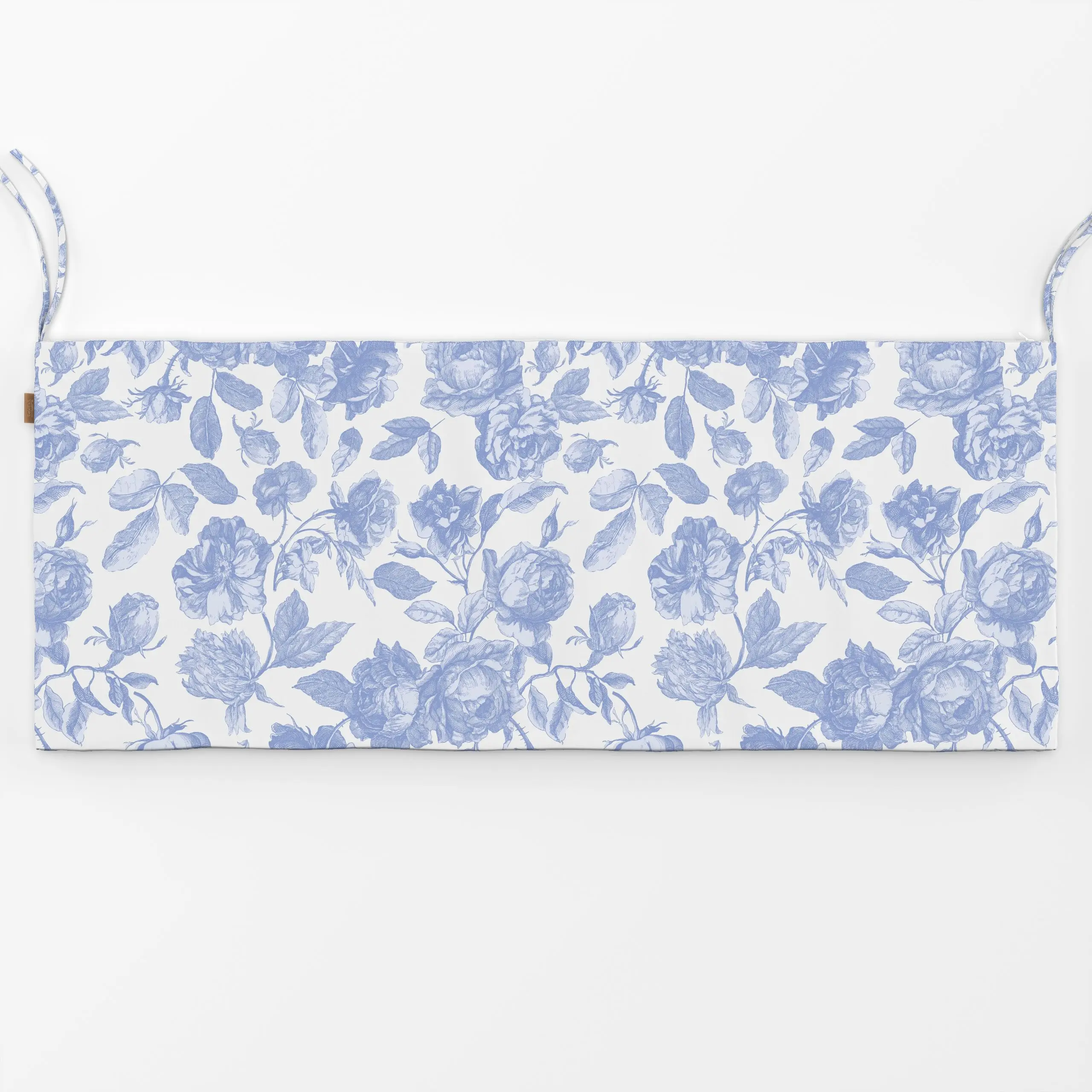 Bankauflage Vintage Toile de Jouy floral - Blumen & Florales - von „Uta Naumann"; Rosen, Garten, Pfingstrosen, Sommerblumen,...