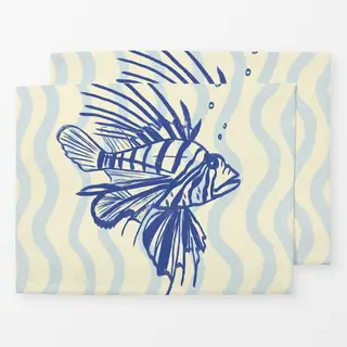 Tischset Feuerfisch