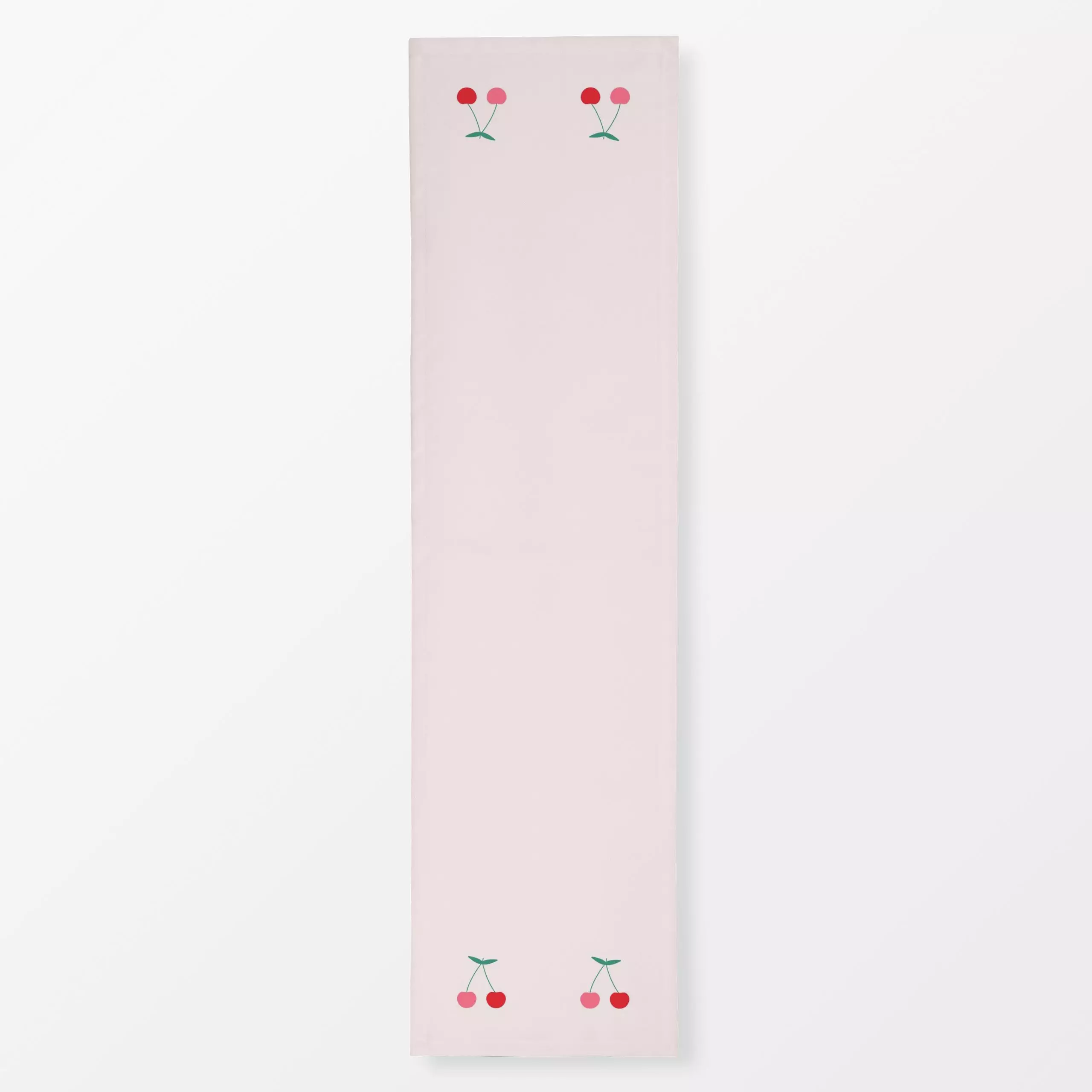 Tischläufer Kirsch Rand - Früchte - von „Jana Moßmann"; Kirschen, Kirsche, selflove, Rahmen, thelittlethings, Rand, Tischdec...