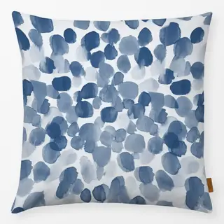 Kissen Blue splatter