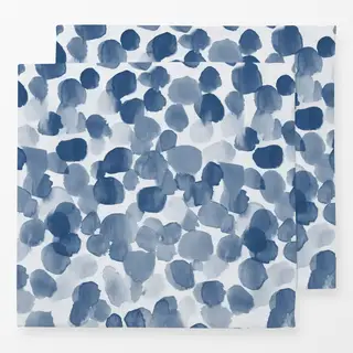Servietten Blue splatter