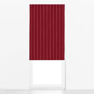 Raffrollo Love dünne Streifen weinrot