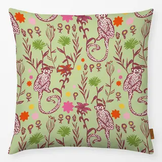 Kissen Monkey Green