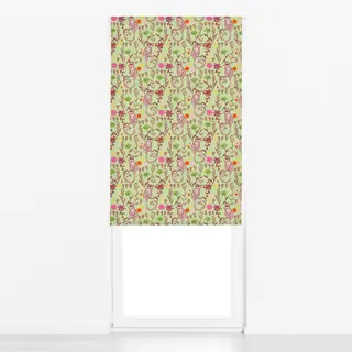 Raffrollo Monkey Green