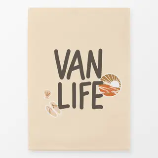 Geschirrtücher Van Life Beige