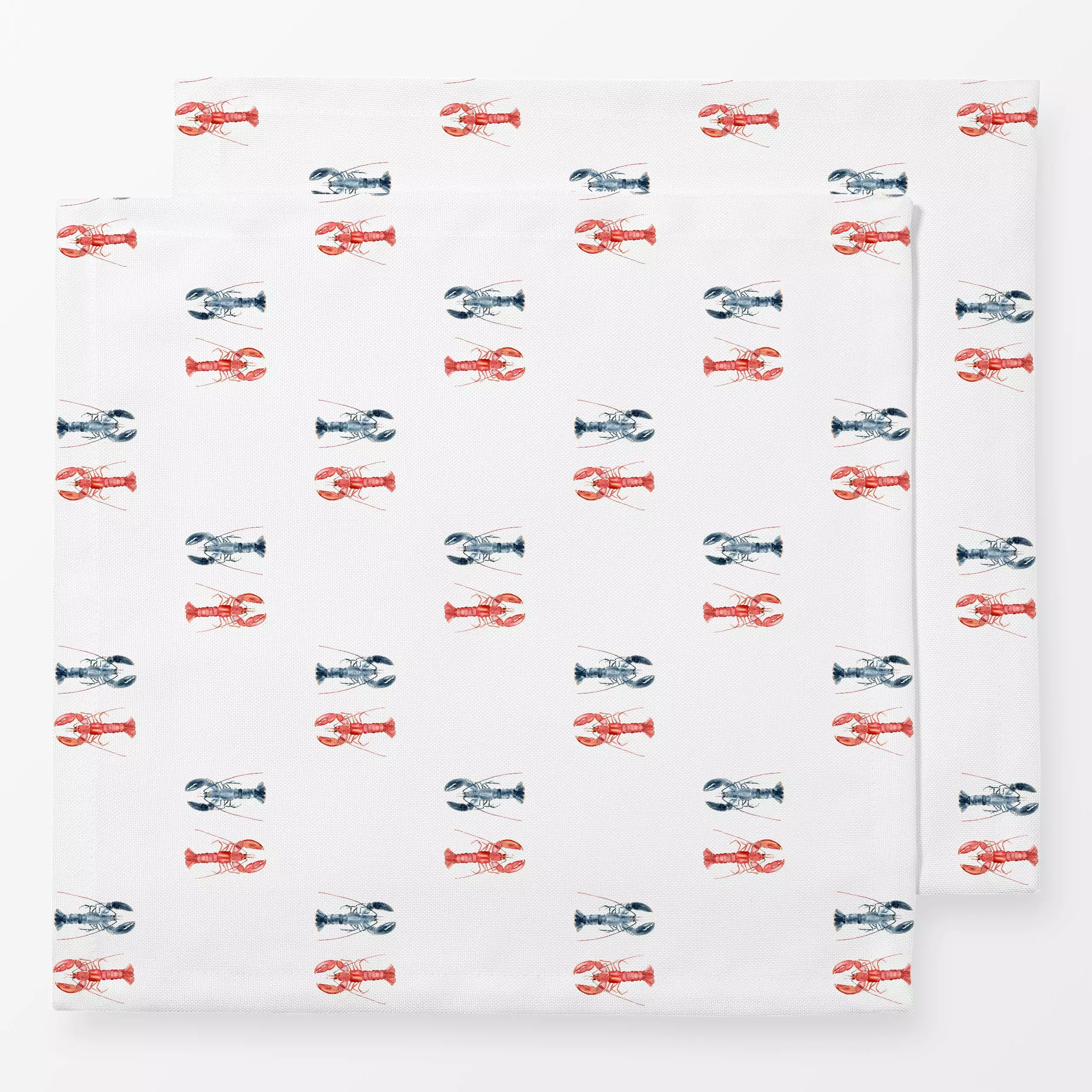 Servietten Hummer - Sommer, Tiere - von „Katrin Graff"; Meer, Strand, Meerestiere, Sommer, Hummer, maritim, Beach, Summerfee...