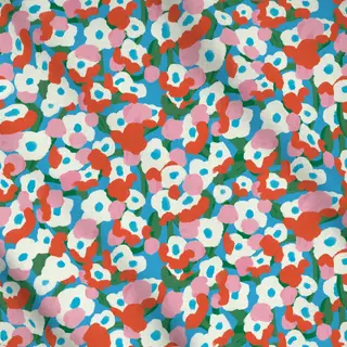 Meterware Sommerblumen - Blumenranken