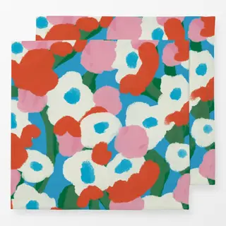 Servietten Sommerblumen - Blumenranken