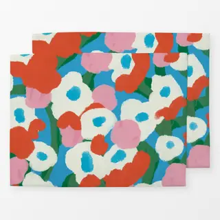 Tischset Sommerblumen - Blumenranken