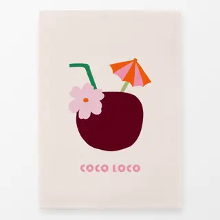 Geschirrtücher Kokosnuss Cocktail Coco Loco