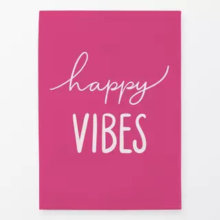 Geschirrtücher Happy Vibes hot pink