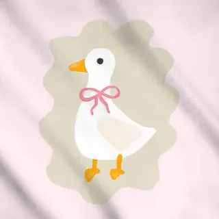 Meterware Kleine süße Gans