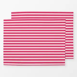 Tischset Streifen pink rosa