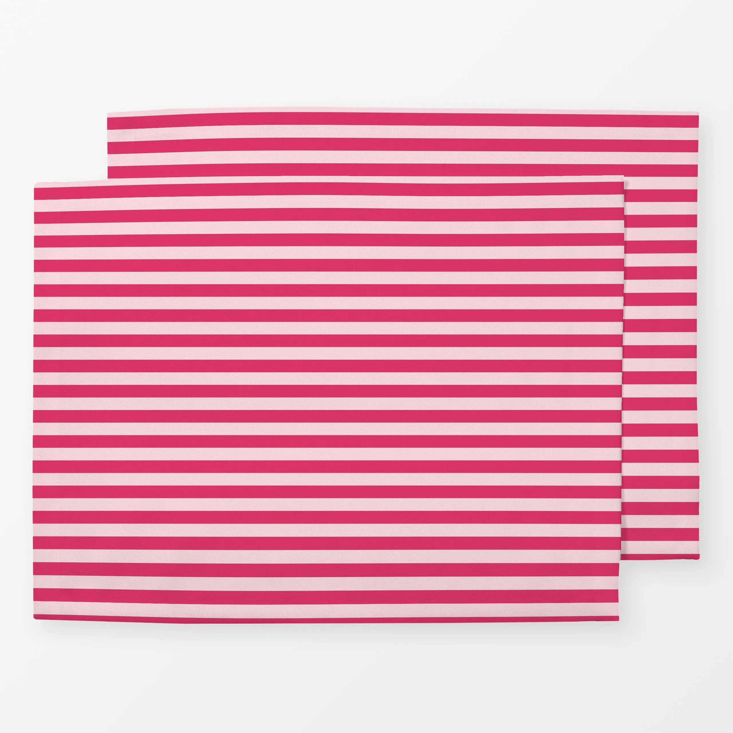 Tischset Streifen pink rosa, gemustert, von Kathrin Löffler