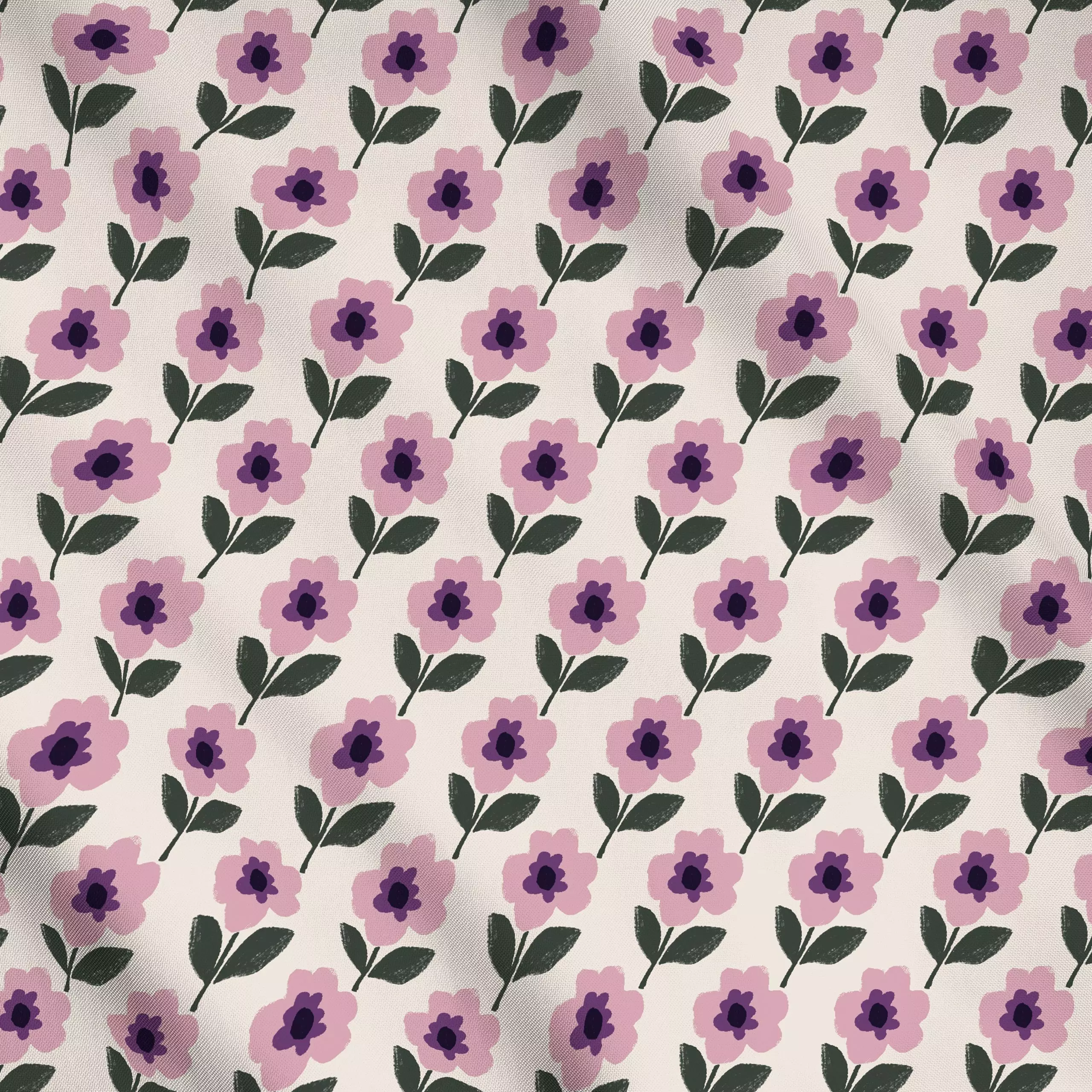 Meterware Blumen, Blumen, Sommer, von Studio Kesse