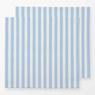 Servietten schmal gestreift hellblau