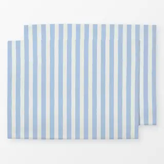 Tischset schmal gestreift hellblau
