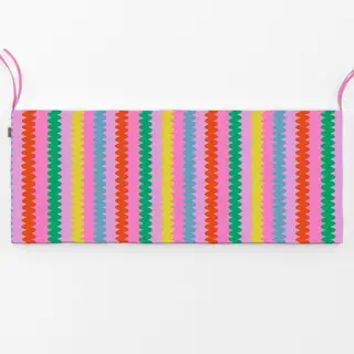 Bankauflage Wellen Streifen Sommer