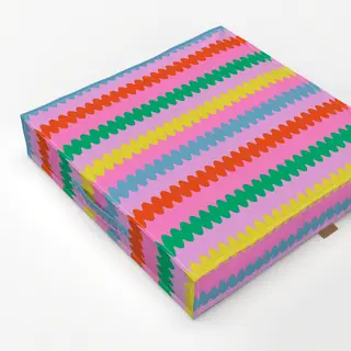 Bodenkissen Wellen Streifen Sommer